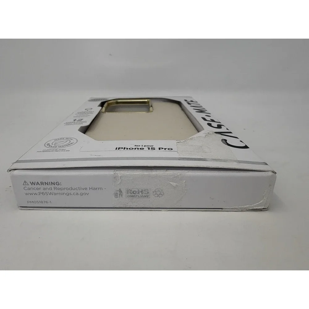 Case-Mate Case Apple iPhone 15 Pro MagSafe Compatible Smooth Satin Beige